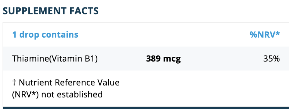Metabolics - Thiamine Pyrophosphate B1 100 ml