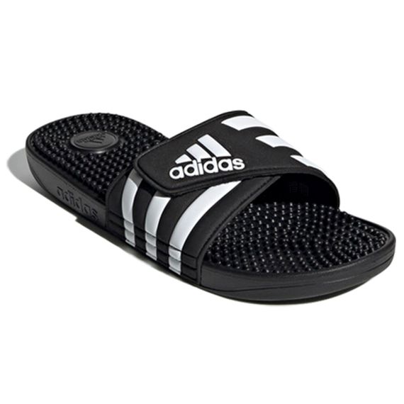 Adidas Adissage Slides 'Black White'