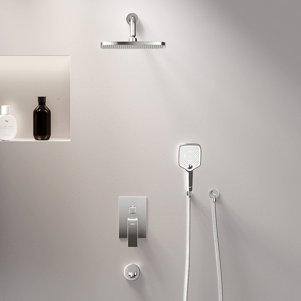 Встраиваемая душевая система со смесителем и изливом Damixa Gala 953510000