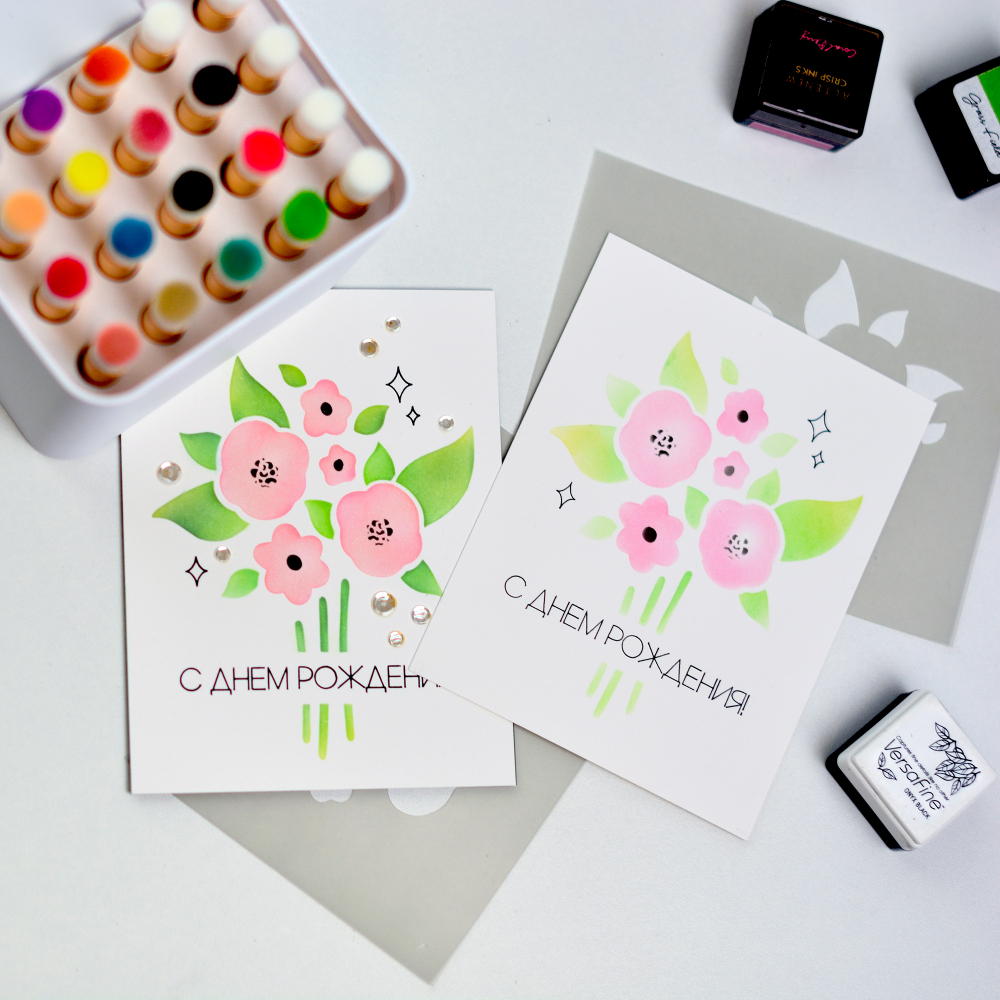 Букет. Изображение для создание трафарета плоттером / Скрапбукинг