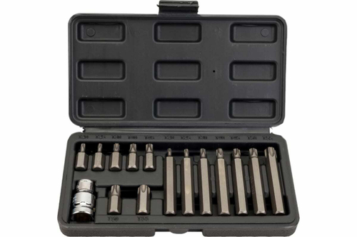 Набор бит (15 предметов; торкс Т 20-55) СЕРВИС КЛЮЧ 76445