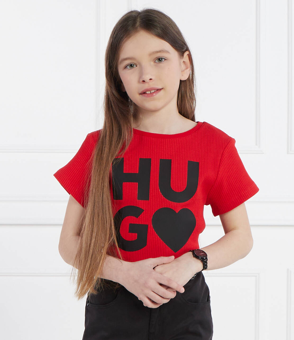 Футболка HUGO KIDS - красный(G00063)