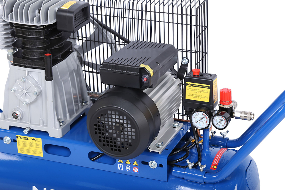 NORDBERG (NCE50/480) Компрессор поршневой с ременной передачей 220 В, ресивер 50 л, 446 л/мин