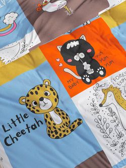 Простынь на резинке поплин Сказка "Nice" 160x200 см