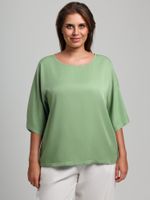 Блузка Летний драйв-2 Виотекс ЗЕЛЁНЫЙ
