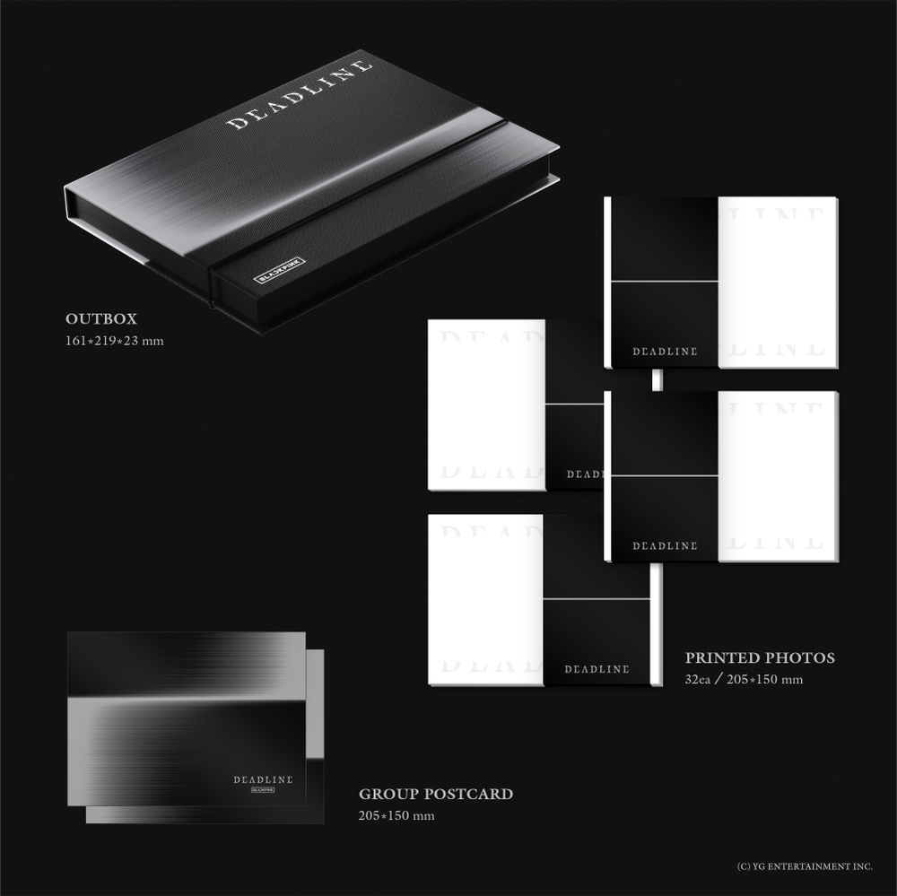 Альбом BLACKPINK - 3rd Mini Album [DEADLINE] (GRAY Ver.)