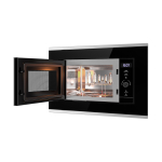 Встраиваемая микроволновая печь MWB-5220 black-silver