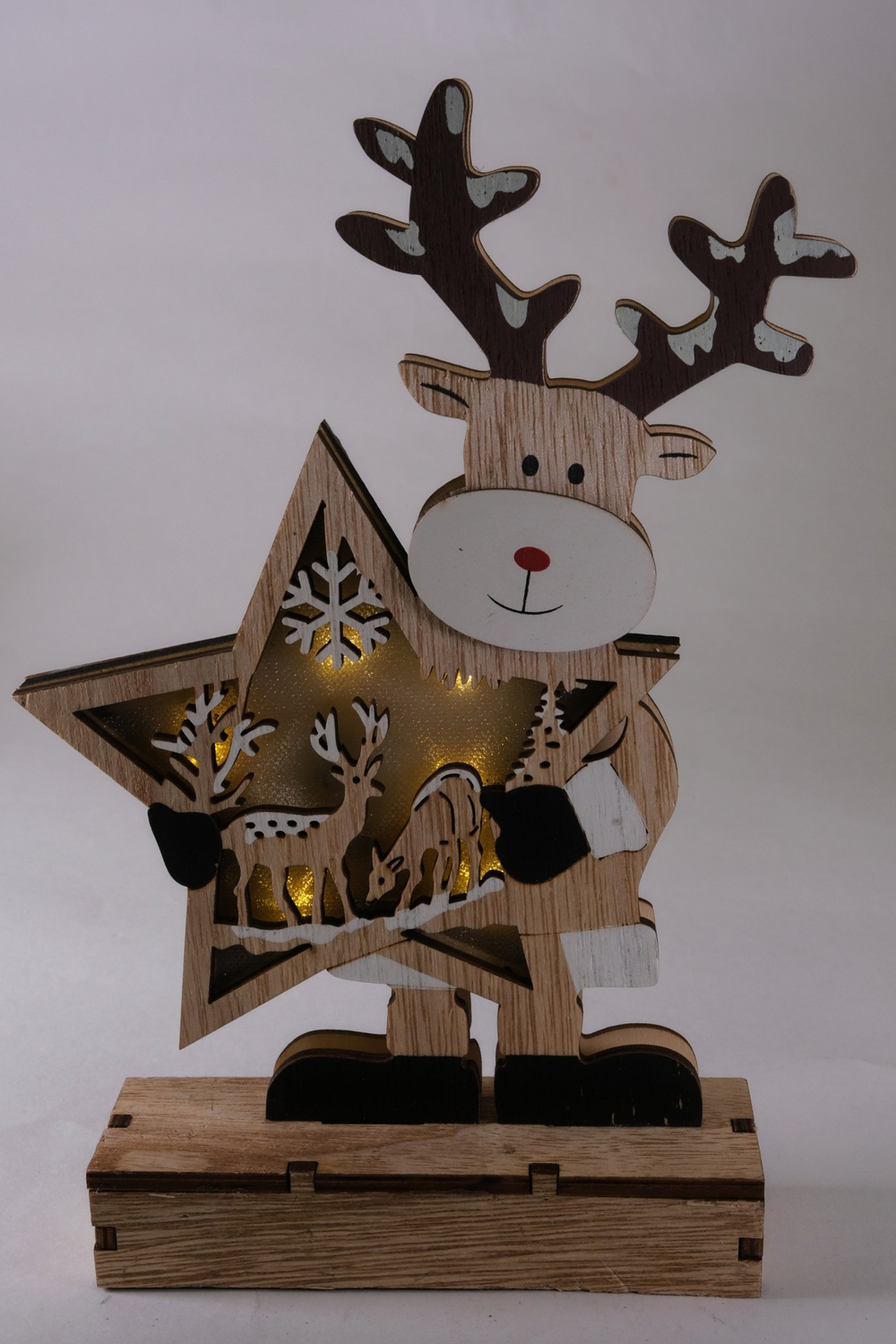 Украшение из дерева Лось 13,5х5х24,5см SYMZPA-4421134