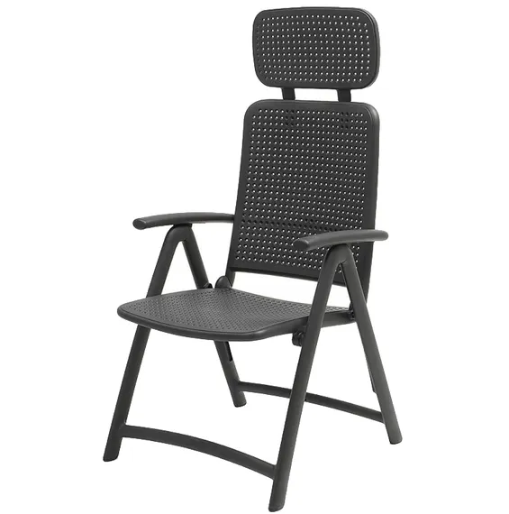 Стул пластиковый складной Acquamarina, антрацит | NARDI | Италия