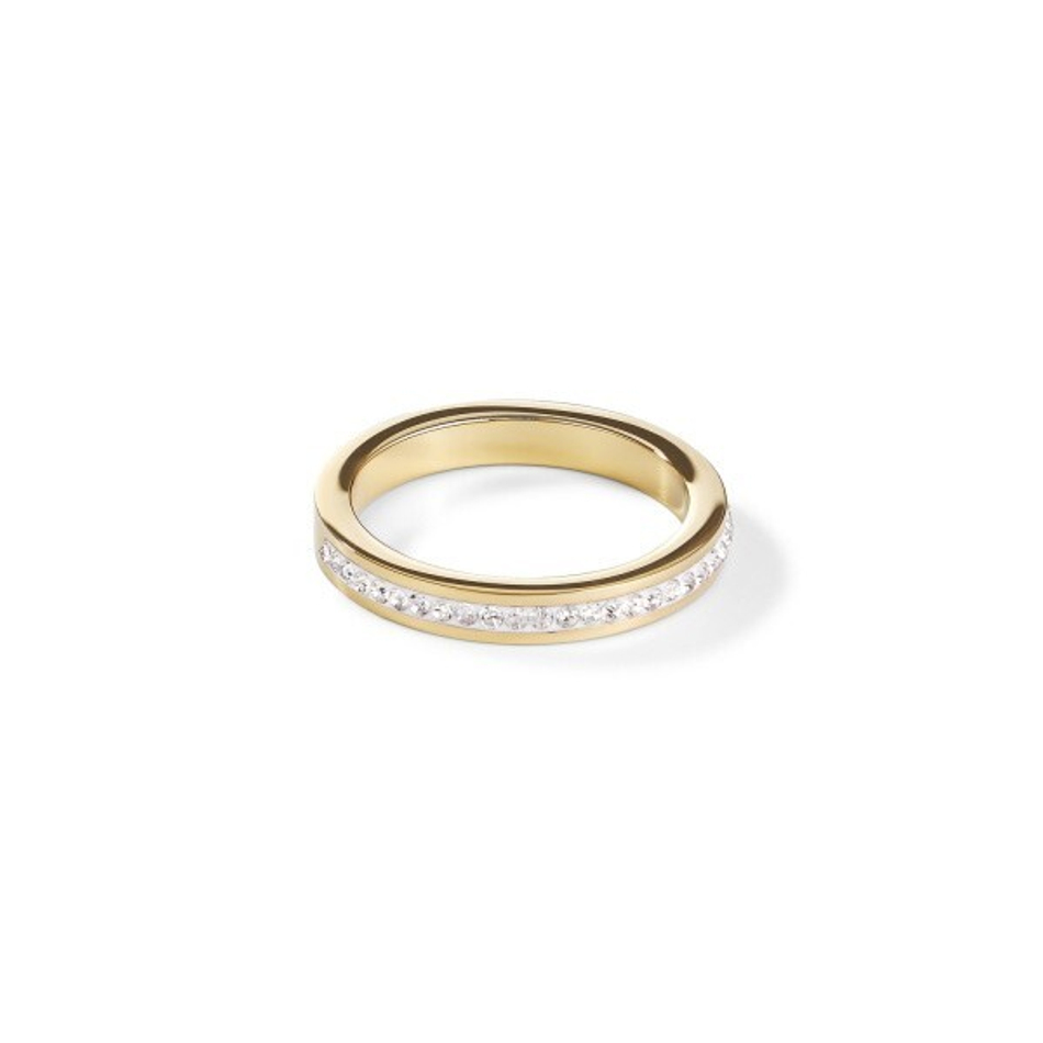 Кольцо Coeur de Lion Crystal-Gold 0129/40-1816 55 цвет золотой