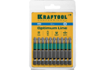 Кованые биты KRAFTOOL Optimum Line PZ3, 50 мм, (цена за 1 биту)