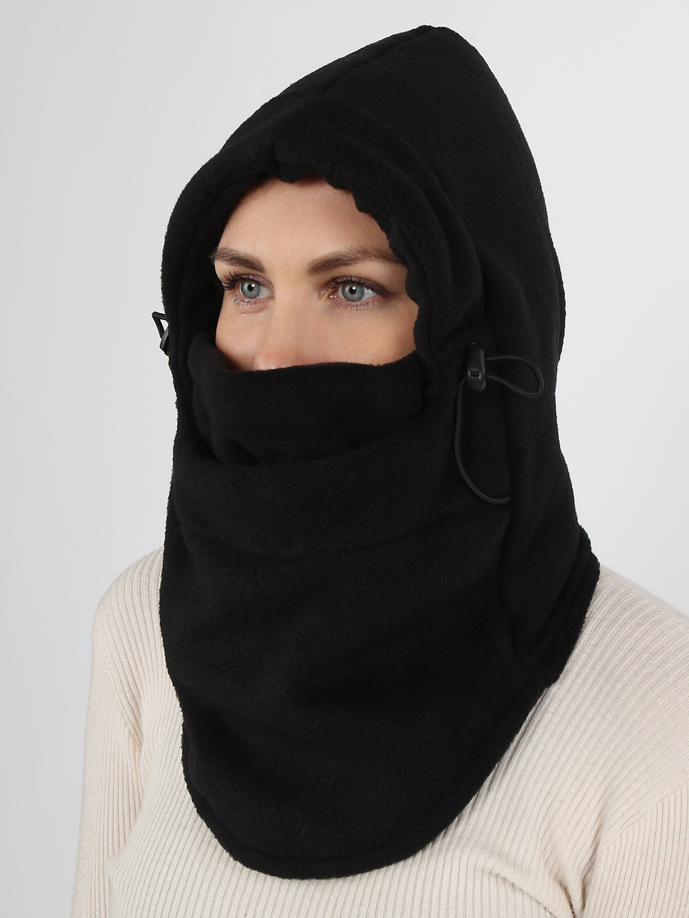 Женская шлем-балаклава "PRIVAL" цвет черный