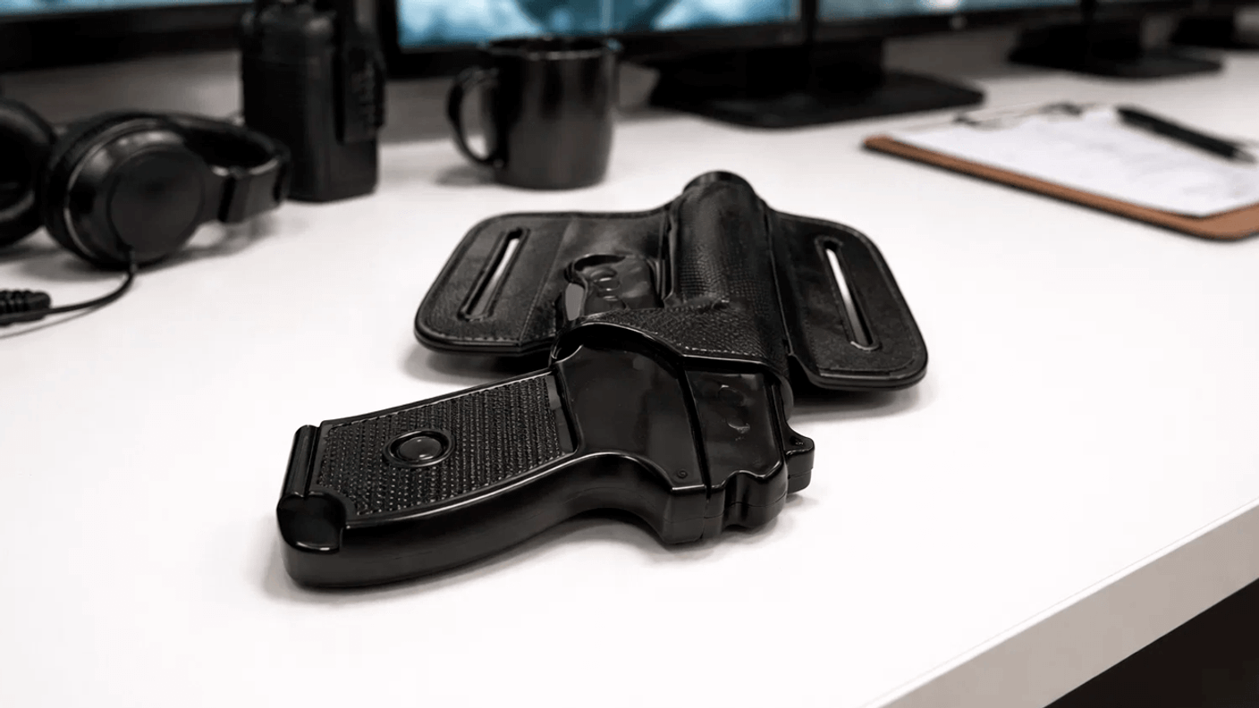 Как правильно доставать пистолет из кобуры?