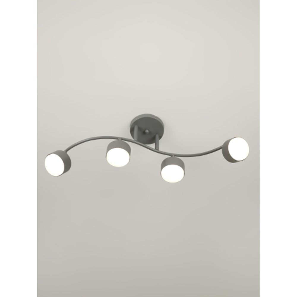 Светильник настенно-потолочный спот Rivoli   7077-704 4хGX53 15 Вт поворотный