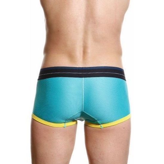 Мужские трусы хипсы зеленые в сетку TOOT Nylon Sport Hip Boxer TT00086