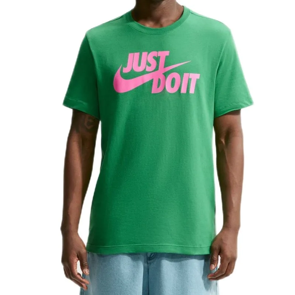 Мужская теннисная футболка Nike Sportswear Just Do It - classic green