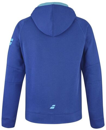 Кофта для мальчика теннисная Babolat Exercise Hood Sweat Boys - небесный