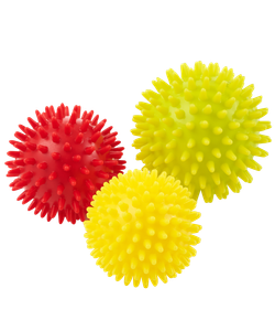 Мяч массажный GB-602 6 см, желтый