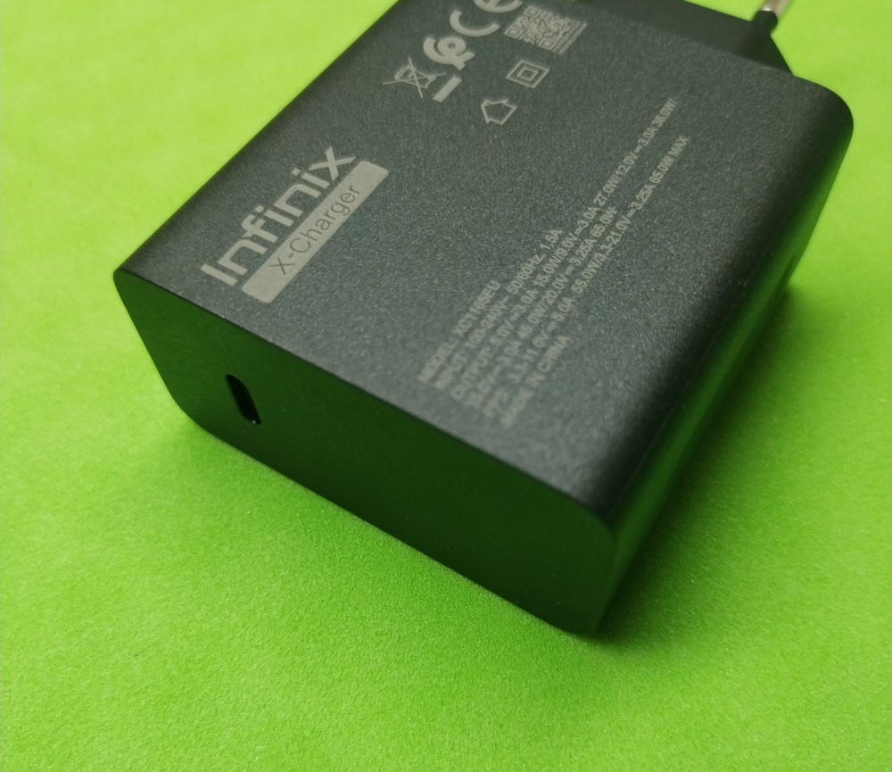 Блок питания (зарядное устройство) Type C для ноутбуков Infinix - Tecno (XC1165EU) (65W) (ORIG-SP)