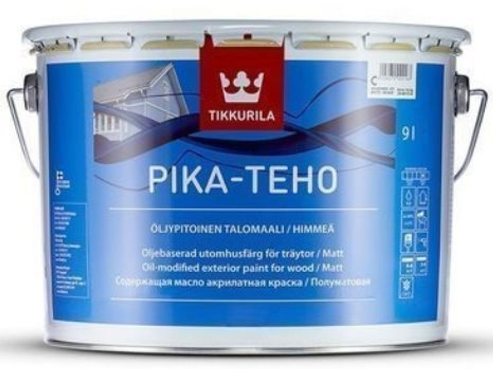 TIKKURILA Pica-teho краска акрил. матовая база C 0.9 л