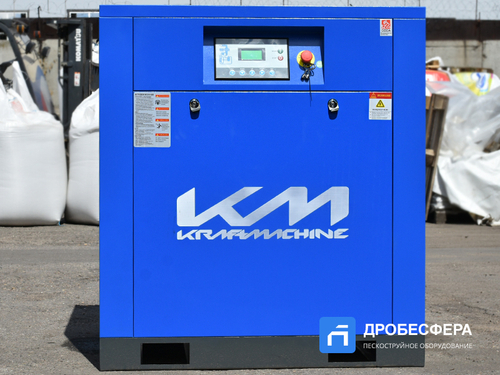 Винтовой компрессор KraftMachine KM18.5-8рВ-IP54-Hanbell