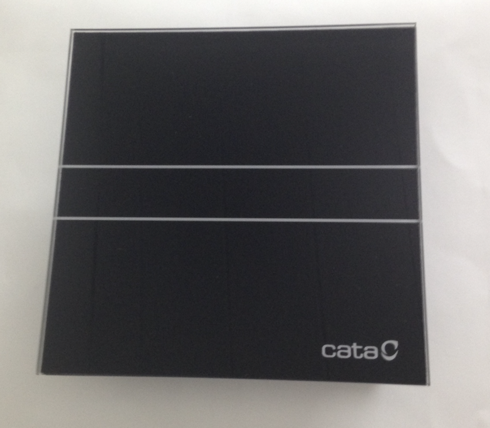 Накладной вентилятор Cata E 100 G Bk (Black) черный + обратный клапан