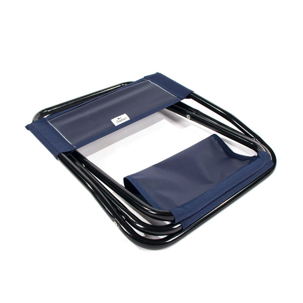 Стул туристич. &quot;СЛЕДОПЫТ&quot; складной со спин.,мал. 320х340х580мм, труба сталь 16х1мм (т. синий)/5/