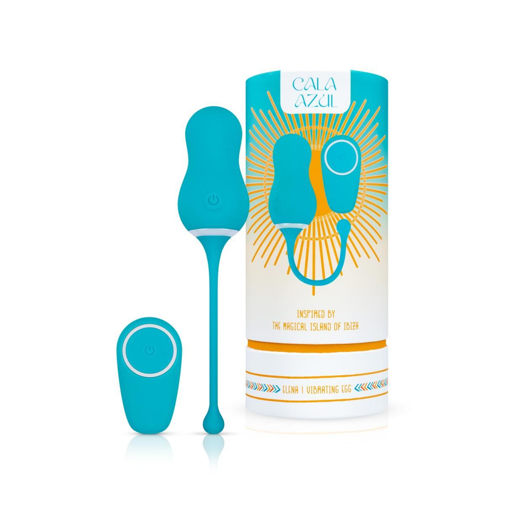 Вагинальный тренажер с дистанционным управлением Cala Azul Elena Vibrating Egg