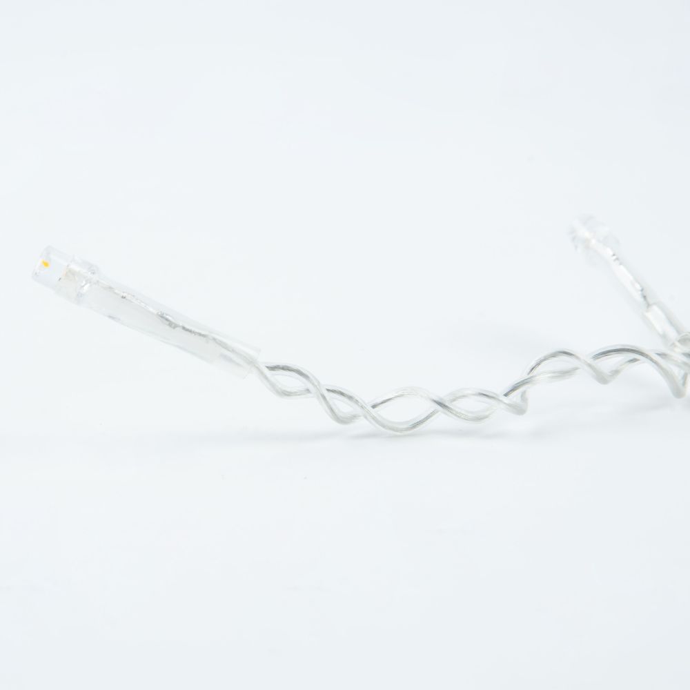 ULD-B10005-480-TTK MULTI IP44 Бахрома светодиодная с эффектом мерцания. 10м. Соединяемая. 480 светодиодов. Разноцветный свет. Провод прозрачный. ТМ Uniel