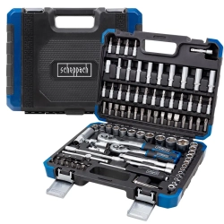 Набор инструментов 1/4'' 3/8'', 94пр. (6-гран) Scheppach Sch-4941-5DS
