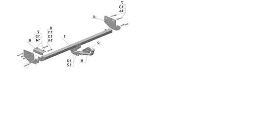 Фаркоп для Kia Soul универсал 2009-2014гг. (без электрики) (паспорт и сертификат) AvtoS.KI18