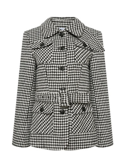 Жакет- пальто из шерсти