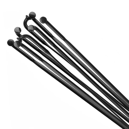 Спица 282 мм x 14G , плоская, с ниппелем, стальная, черная (144)