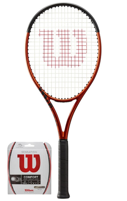 Теннисная ракетка Wilson Burn 100LS V5.0 - струныnięta