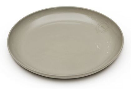 Тарелка SERVING PLATTER LARGE round Сервировочная Feinedinge Серый
