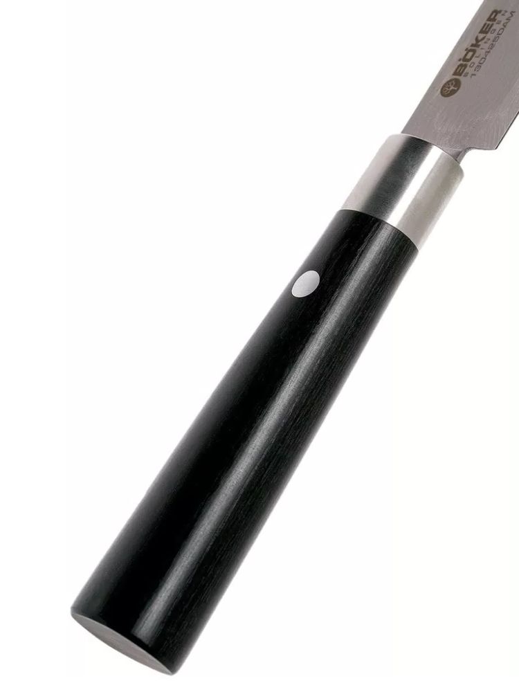 Нож кухонный Boker 130425DAM Damascus Black Carving Knife