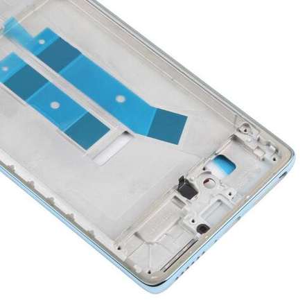 Xiaomi Redmi Note 14 Pro 4G (24116RACCG) - рамка дисплея (корпус) + шлейф кнопок + кнопки + Проклейка дисплея (ORIG)