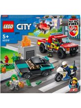 Конструктор LEGO City Fire 60319 Пожарная бригада и полицейская погоня