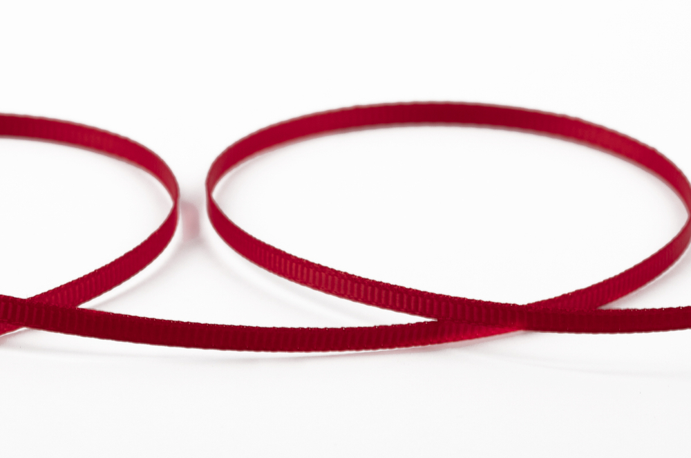 "Gamma" репсовая лента GR-03 3 мм №051 красный