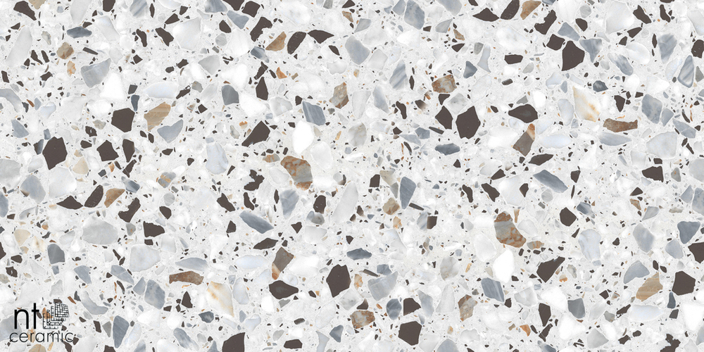 Керамогранит Terrazzo White NTT99606 600*1200мм матовая