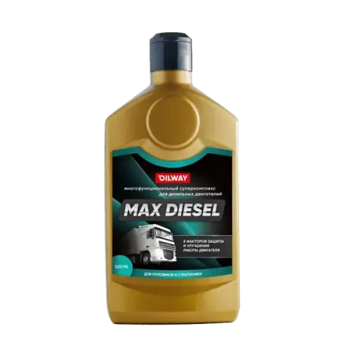 Присадка OilWay "MAX DIESEL" 0,5л улучшающая и восстанавливающая