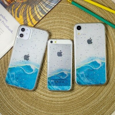 Силиконовый чехол Акварель для iPhone 12, 011856