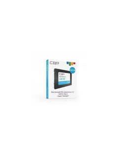 CBR SSD-240GB-2.5-ST21, Внутренний SSD-накопитель, серия "Standard", 240 GB, 2.5", SATA III 6 Gbit/s, Phison PS3111-S11, 3D TLC NAND, R/W speed up to 550/490 MB/s, TBW (TB) 200