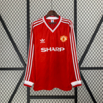 Купить домашнюю ретро форму «Манчестер Юнайтед» с длинными рукавами 1986-1988