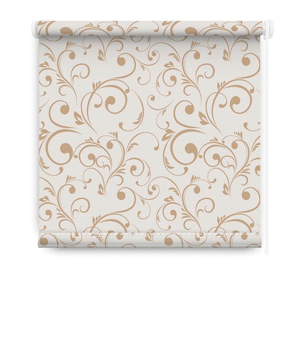 Рулонные шторы Вензель Бежевый