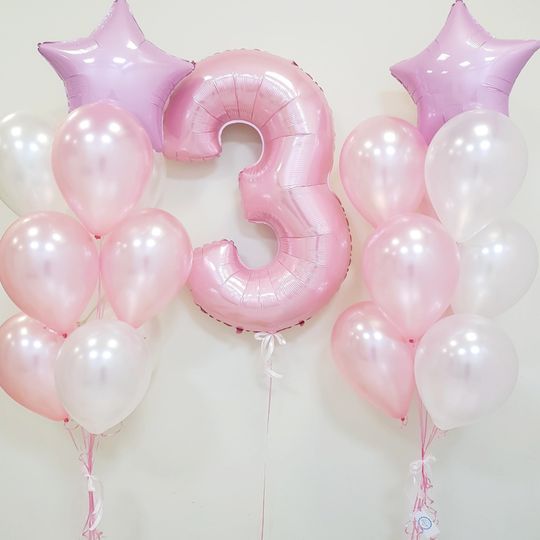 Сет розово-белый