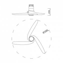 Светильник с вентилятором Mantra Groenland 9067