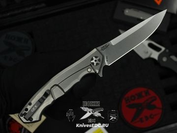 Zero Tolerance K0452BLUCF - нож складной, рук-ть титан/черно-синий карбон, клинок CPM-MagnaCut, сатин