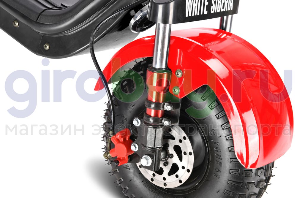 Электроскутер WHITE SIBERIA MINI R 1200w 2.0 - Красный фото 21 фото №23