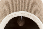 Туннель-когтеточка для кошек Trixie Scratching Tunnel, размер 110x30x38см., светло-серый / коричневый